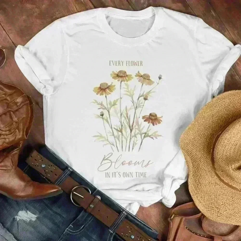 Nataly thyme country  fall  trendy  country  tee shirt - Picture 3 of 3